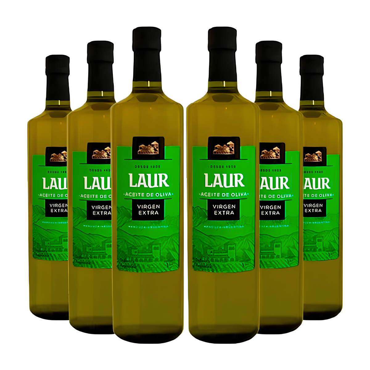 Aceite de Oliva Extra Virgen Laur 1L – Caja x6 Unidades