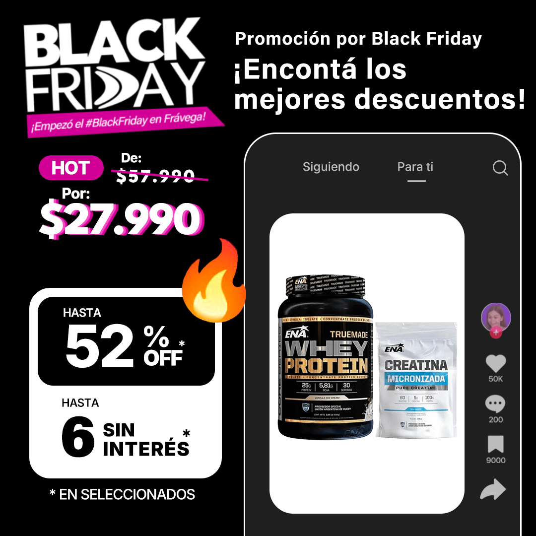 True Made Whey Protein 2lbs + Creatina Micronizada 300g Ena