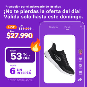 Zapatillas Topper Strong Pace Iii Negra